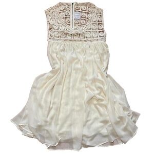 Free People Intimately boho chic cream dress